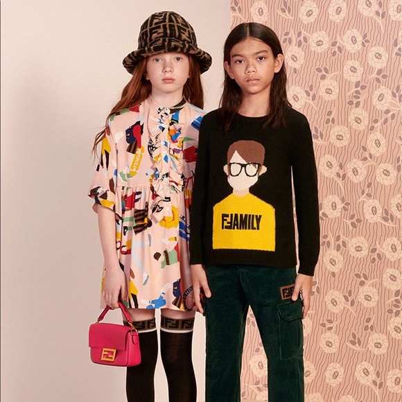 Fendi authentic oversized ruffled dress size S - Picture 2 of 16